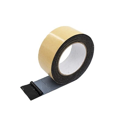 Černá adhezivní oboustranná překrývající se páska